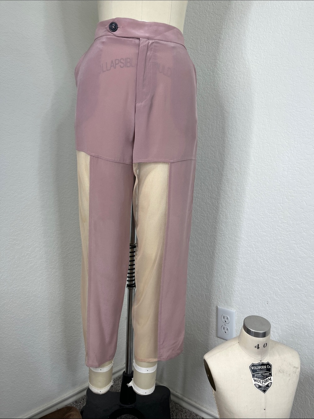 Sheer Side Pants by NOT by Jenny Lai